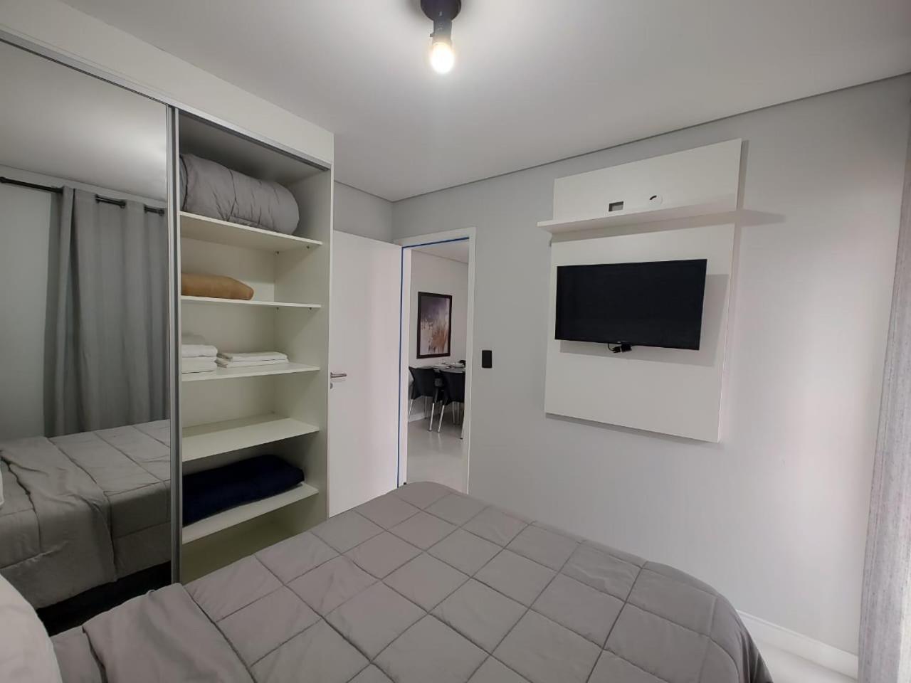 Apto Com Lazer Completo, Piscina, Ar, Mercadinho E Pet Friendly A 1 Min Da Praia Praia Grande (Santos) Exteriör bild