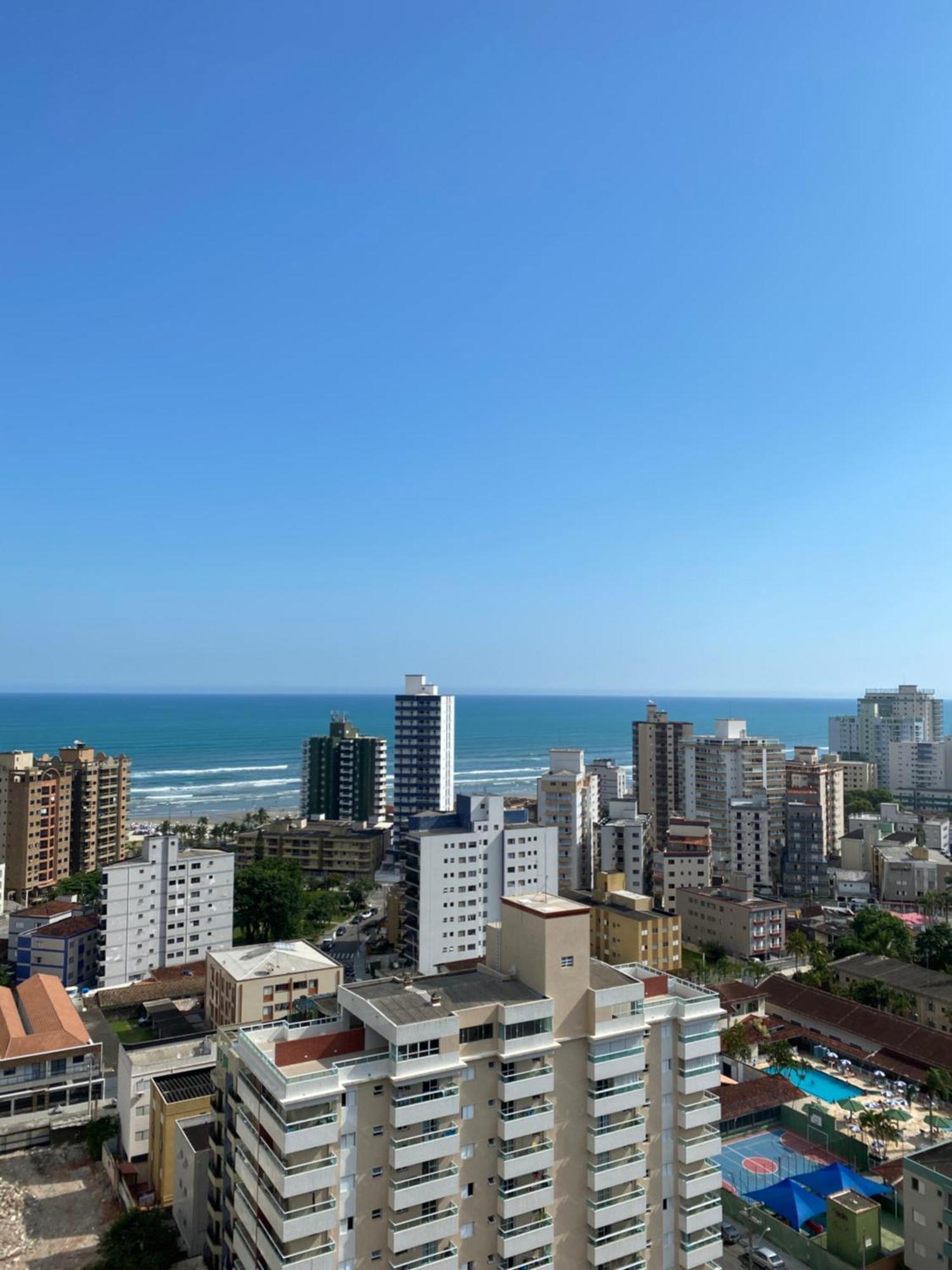 Apto Com Lazer Completo, Piscina, Ar, Mercadinho E Pet Friendly A 1 Min Da Praia Praia Grande (Santos) Exteriör bild