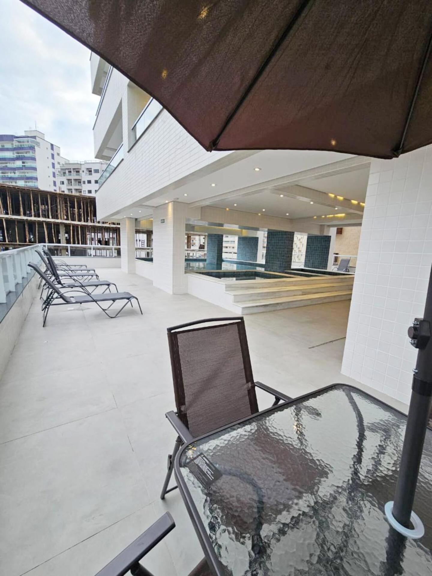 Apto Com Lazer Completo, Piscina, Ar, Mercadinho E Pet Friendly A 1 Min Da Praia Praia Grande (Santos) Exteriör bild